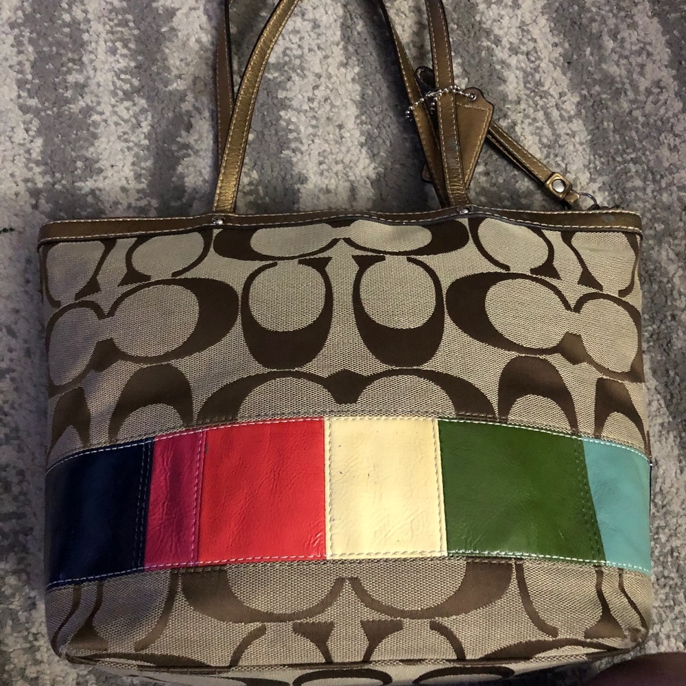 Colorful Coach bag